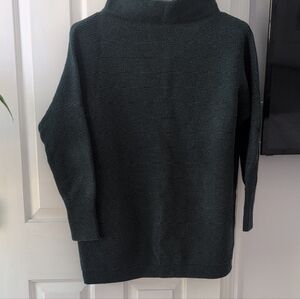 Free People Dark Green Ottoman Sweater